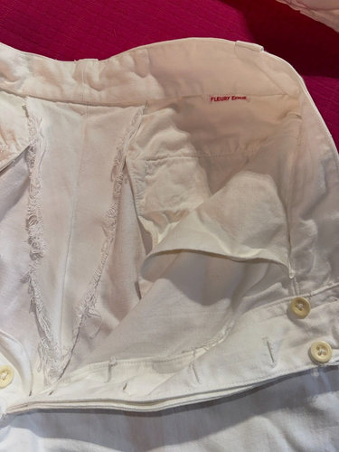 Marine Nationale uniforme ancien veste et pantalon en toile lin sergé réf MA9 - Imagen 8 de 8