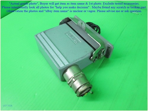 HARTING H-A16T, enchufe y enchufe de control de alimentación como foto, sn: SetA, promoción. - Imagen 4 de 11