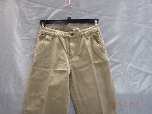 Carhartt Boys 100% Cotton Tan Canvas Carpenter Pants-Size 14-B271 - Picture 3 of 13