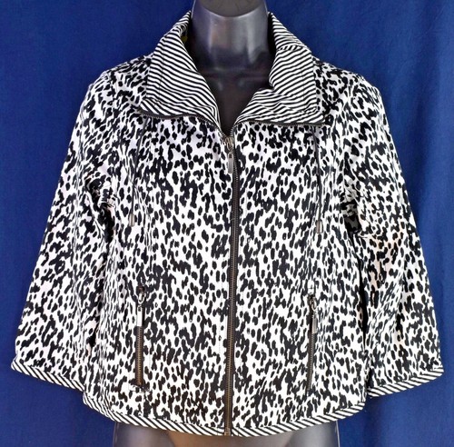 Ruby Rd. Lightweight Dalmatian Print Jacket Size 4P - 第 1/5 張圖片
