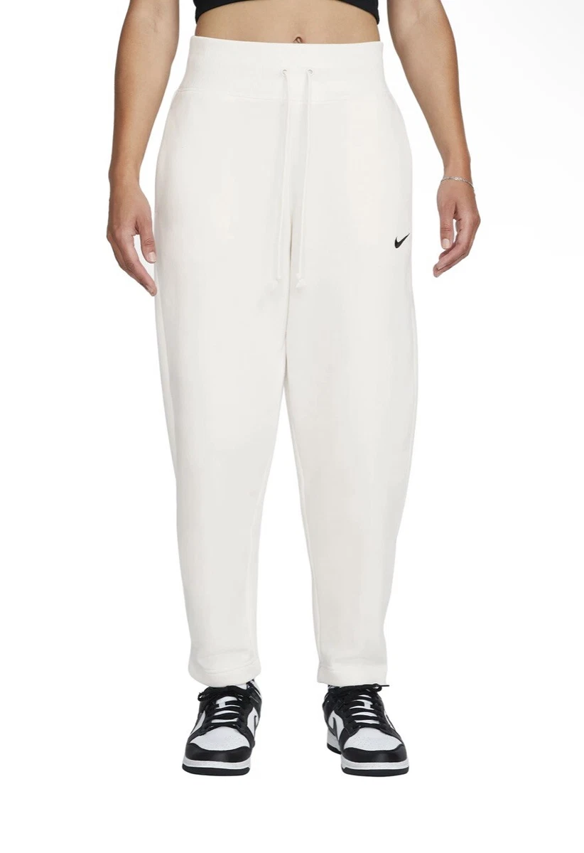 Nike WMNS Phoenix Fleece High-Waisted Oversized Sweatpants White