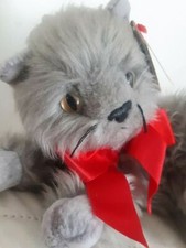 Ty Beanie Baby - BEANI the Gray Cat - Retired - Tag Error