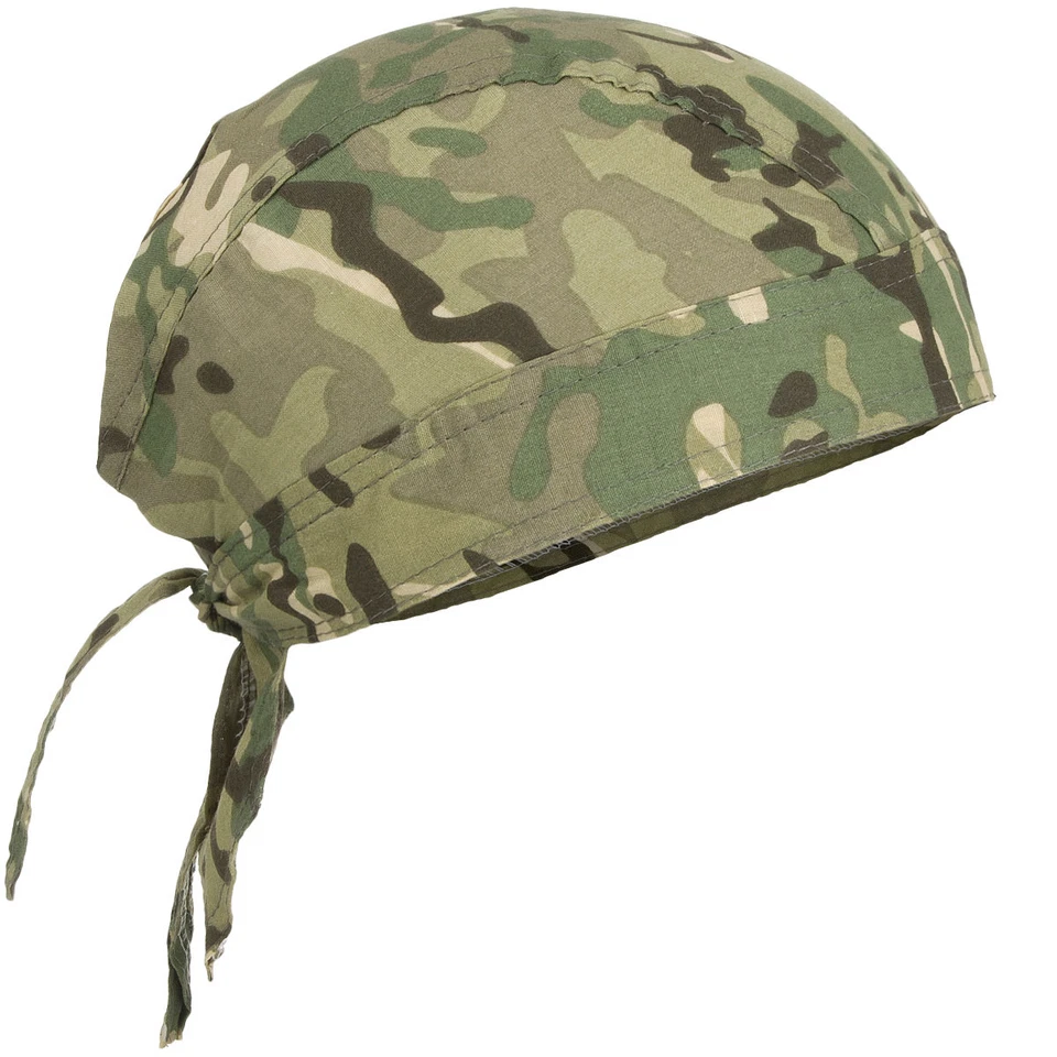MFH Headwrap Hommes Paintball Airsoft Tactique Combat Skull Cap Operation Camo