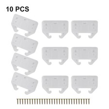 Convenient Cabinet Drawer Slide Rail Brackets Pack of 10 for Replacement