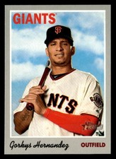 Gorkys Hernandez 2019 Topps Heritage  Card #58 San Francisco Giants