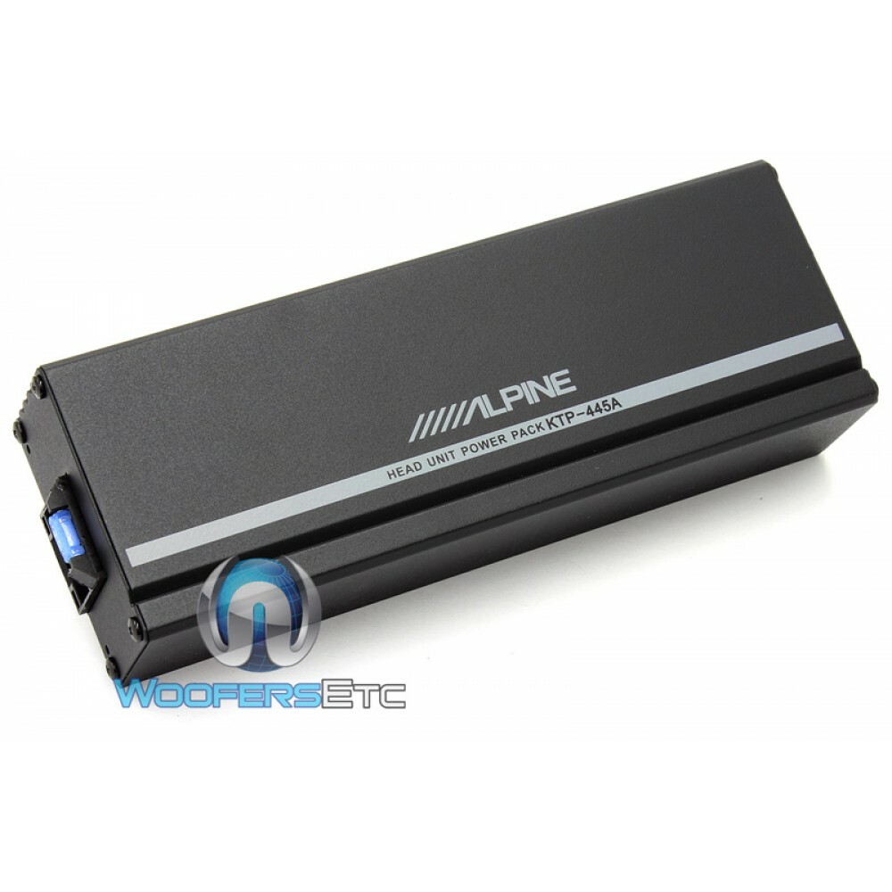 KTP-445A アルパイン 4チャネル 45W RMS X 4 アンプ ALPINE KTP-445A 4-CHANNEL 45W RMS X 4 MOTORCYCLE AMPLIFIER FREE 1