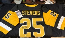 Kevin Stevens Autographed Custom Hockey Jersey Pittsburgh Penguins JSA Authentic