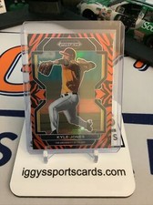 Kyle Jones Tiger Stripes 47/99 Prizm 2022 Panini Prizm Draft Picks Baseball