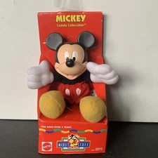 VTG 1990’s Mickey Mouse Mattel Mickey Stuffie Collectible NEW IN BOX