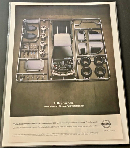 2004 Nissan Frontier Truck - Vintage Original Automotive Print Ad / Wall Art