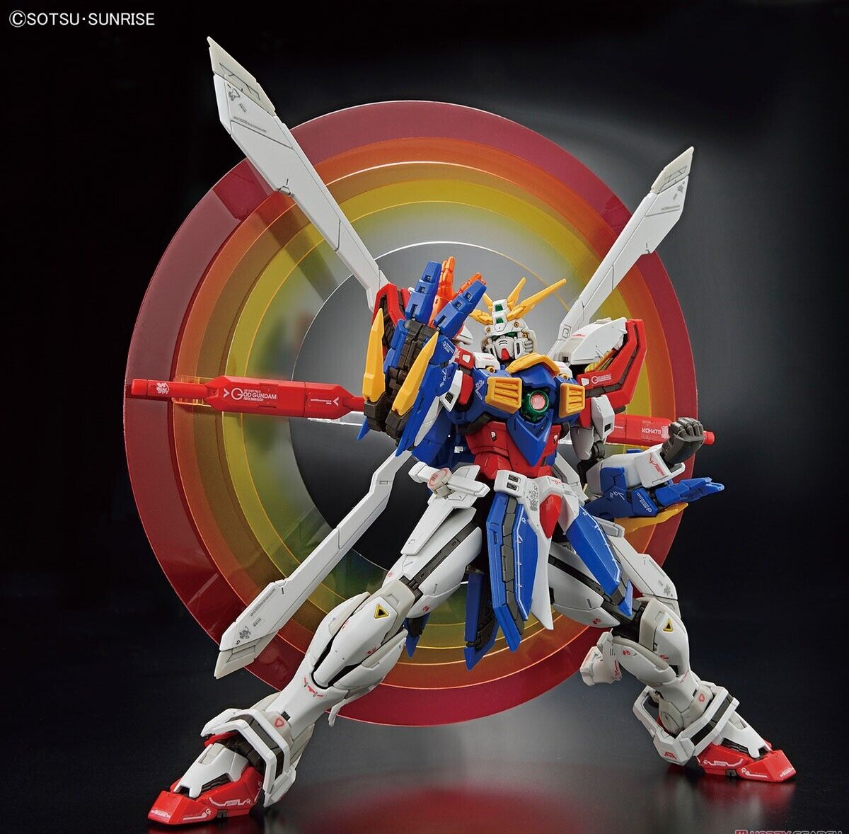 RG 37 BURNING ex GOD Gundam 1/144 GF13-017NJII Robot Real Grade