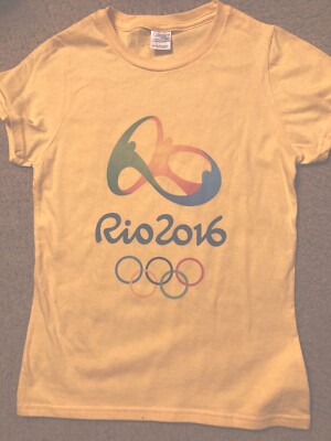 2016 Rio Olympic Souvenir T-shirt. Women/ Girl New Size XS 