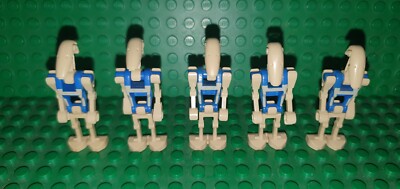 Lego Star Wars 5 Stück B1 Kampfdroiden sw0300 Battle Droid Minifiguren Sammlung 