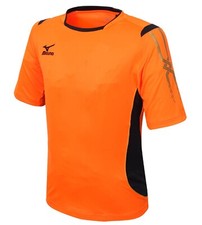 Mizuno Men GAME 6 S/S T-Shirts Jersey Training Orange Tee GYM Shirt P2MA601653