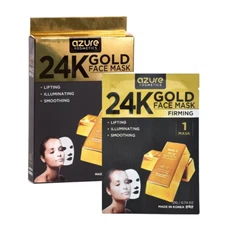 one Azure Lux Rose Gold Luxury Firming Treatment Face Mask 1  In Package