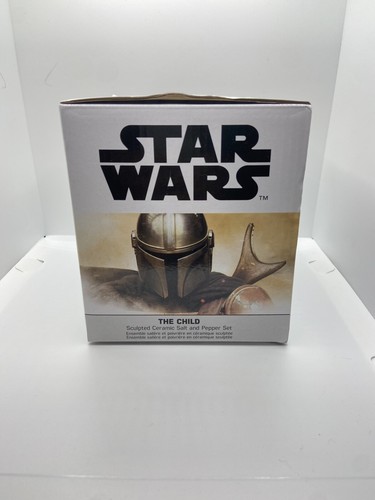 Star Wars Mandalorian Baby Yoda The Child Ceramic Salt and Pepper Shakers Disney - Picture 2 of 5