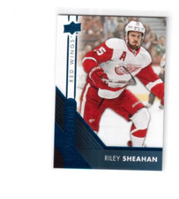 2016-17 UD Overtime Wave 1 Blue Base Card # 18 Riley Sheahan Detroit Red Wings