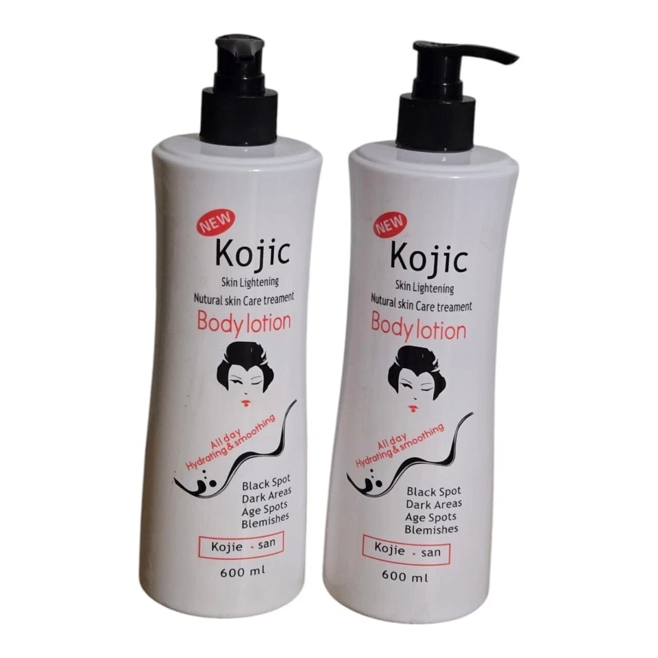 Paquete de 2 lociones corporales aclaradoras de piel Kojie San Kojic Foto 4 de 4