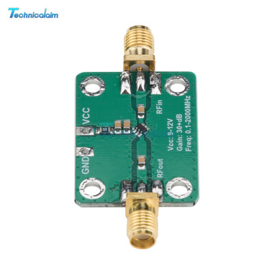RF Broadband Amplifier Low Noise Amplifier LNA Module Gain 32dB 0.1-2000MH z Amp