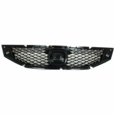 Front Grille Black Fits 2008 2009 2010 Honda Accord Coupe