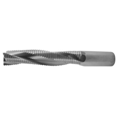 VHM Schrupp Fräser Z3 Ø25x110x170x25mm Holz Kunststoff Alu VHW Schaft Spiral