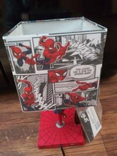 UKONIC MARVEL SPIDER-MAN COMIC LAMP SPIDER-MAN PULL CHAIN TABLE LAMP NEW OTHER 