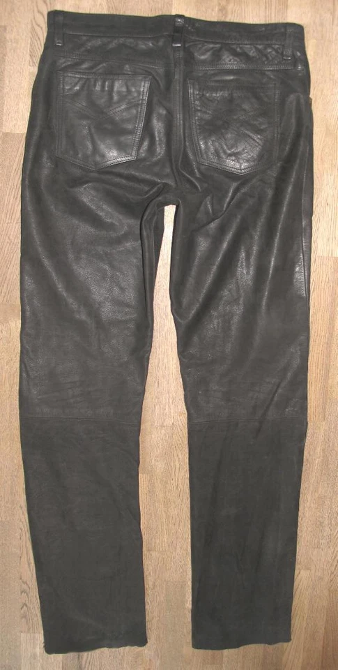 " MODEKA Roadwear 59 " LEDERJEANS Biker - Lederhose in schwarz ca. W34-35"/ L36" - Bild 3 von 4