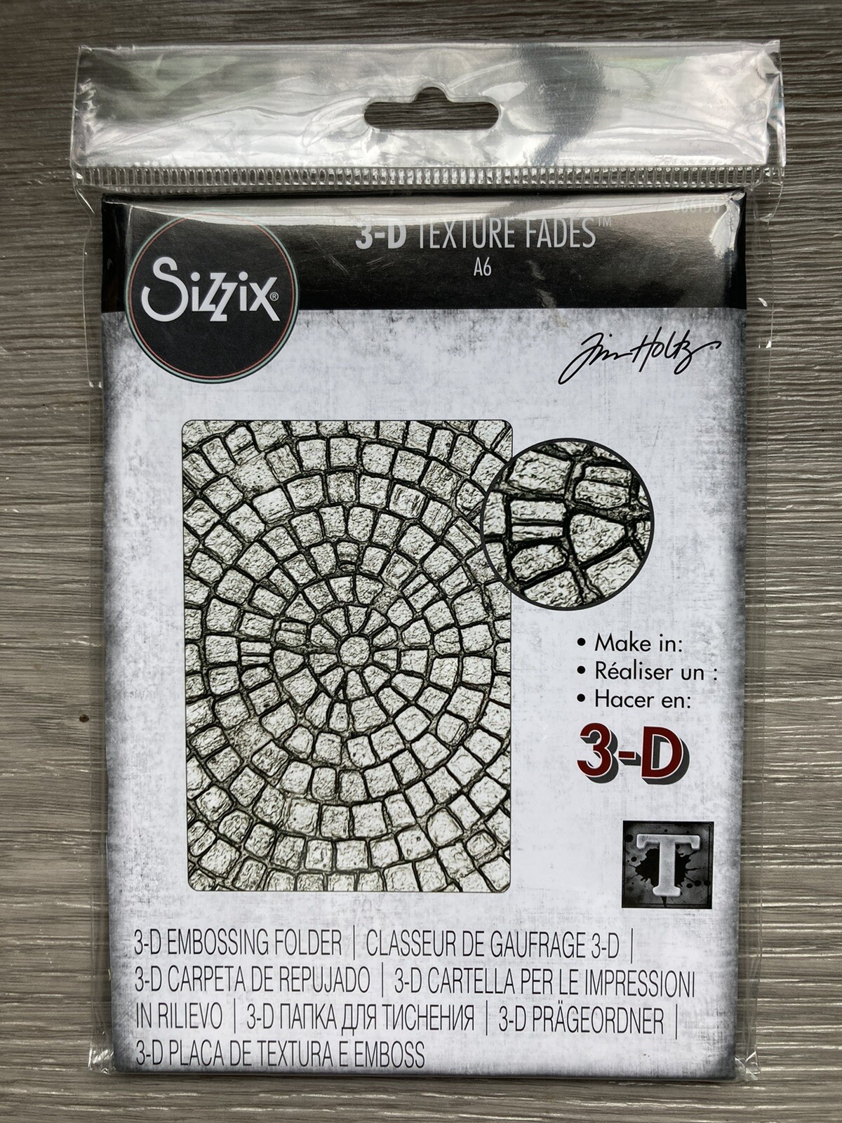 Tim Holtz Sizzix Texture Fades Embossing Folder 3-D - Mosaic - 666156 ...