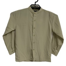 George boys Long Sleeve Button Down Dress Shirt size M