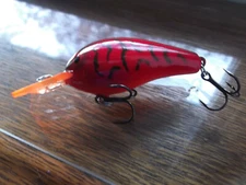 Custom Painted Rapala Wood Fat Rap,FR-5,Bayou Craw,Silent