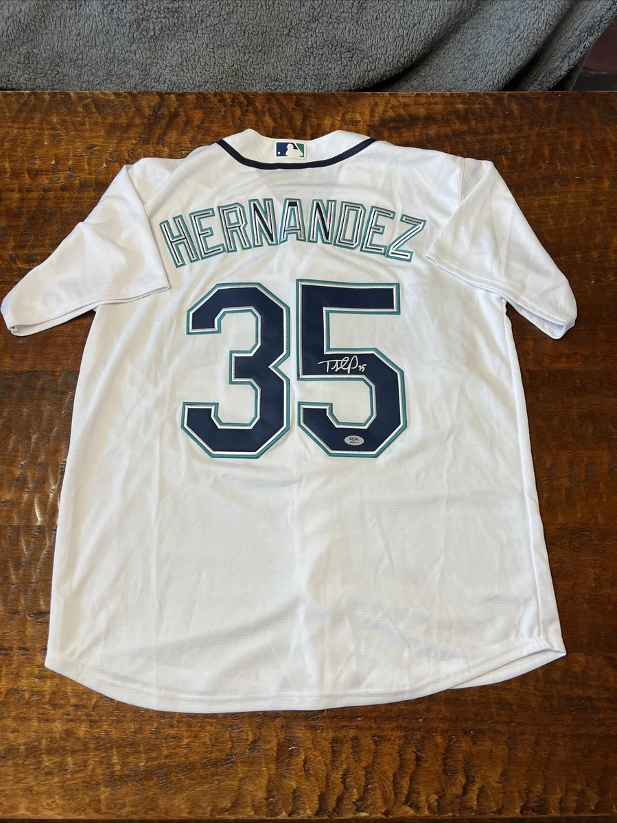 Teoscar Hernandez Signed Seattle Mariners Jersey PSA DNA Coa