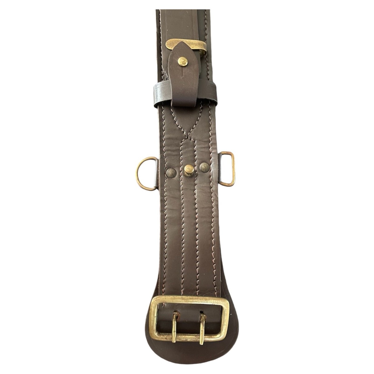 Military Sam Browne Leather Belt Waist 36-48