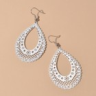 Womens Fashion Elegant Large Drop Hook Earrings Cute Retro Dangle Ear Jewellery