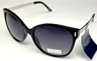 Black Frame Gray Lens Sunglasses New Tommy Hilfiger Breeda Wp Ol429 Women's 56mm