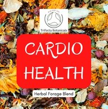 CARDIO HEALTH - Healthy Heart Organic Herb Forage Mix - Bunny Rabbit Guinea Pig