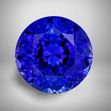Tanzanite Round Cut Gemstone 0.61 Cts - 6 mm VVS Loose Gem