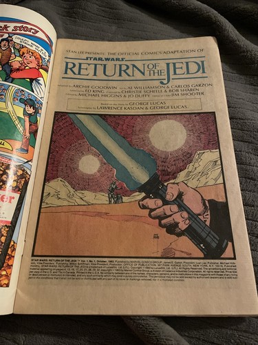 Star Wars Return of the Jedi 1 / Newsstand / (1983) - Picture 3 of 3