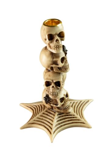 Candleholder Tête De Death Skull Resin -chandelier Crane Esoteric - 5897 - Bild 3 von 10