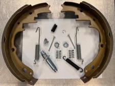 Parking Brake Shoe Set With Hardware Kit, 11 inch diameter by 2 inch wide 11x2