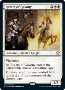 Riders of Gavony x4 - Commander 2020 - NM-Mint, English - Commander 2020