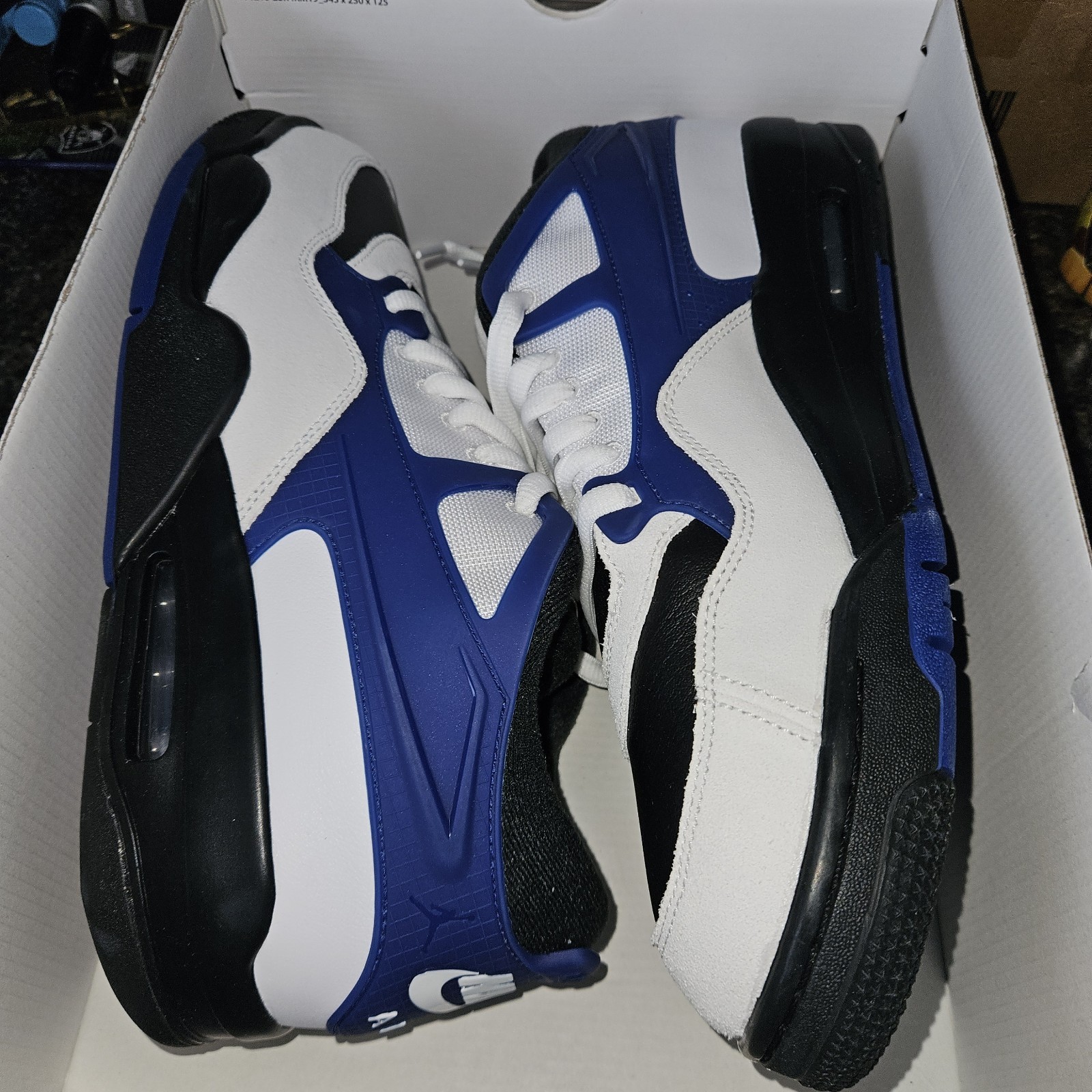 New AIR JORDAN 4 RM BASKETBALL SHOES Sneakers 🧊 #FQ7939 140 🔥 Size 13 J's Blue thumbnail 2