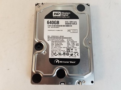 Western Digital Caviar Black WD6401AALS 640 GB 3.5'' SATA II Hard Drive