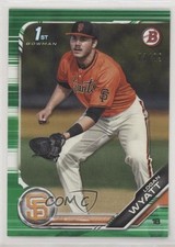 2019 Bowman Draft Green 82/99 Logan Wyatt #BD-29 4b9