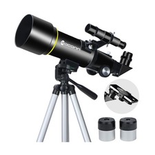 EACONN 70mm Refractor Telescope for Kids  Adults, Beginner Astronomy Tool