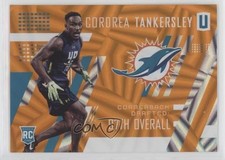 2017 Panini Unparalleled Class of Rookie Orange 6/99 Cordrea Tankersley #232 n1u