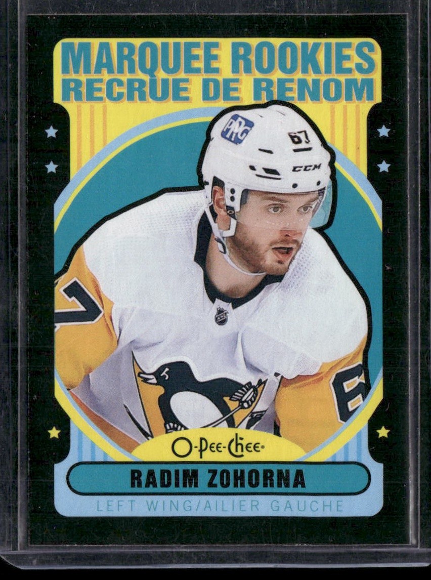 2021-22 O-Pee-Chee #517 Radim Zohorna Retro-Black-Border #/100
