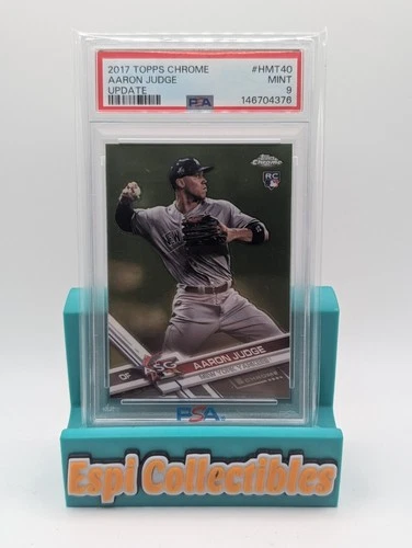 AARON JUDGE PSA 9 2017 TOPPS CHROME UPDATE #HMT40 ROOKIE RC YANKEES