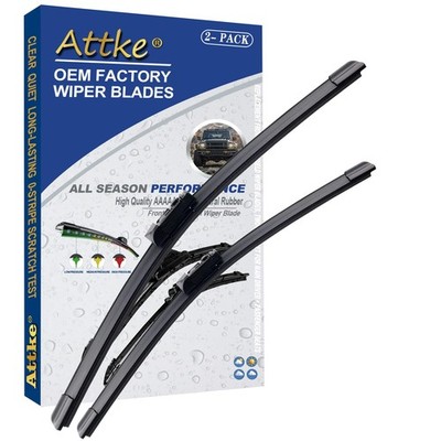 ATTKE OEM Quality Front Windshield Wiper Blades, Factory Replacement Toyota P...
