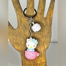Sanrio Hello Kitty Pink and Blue Keychain