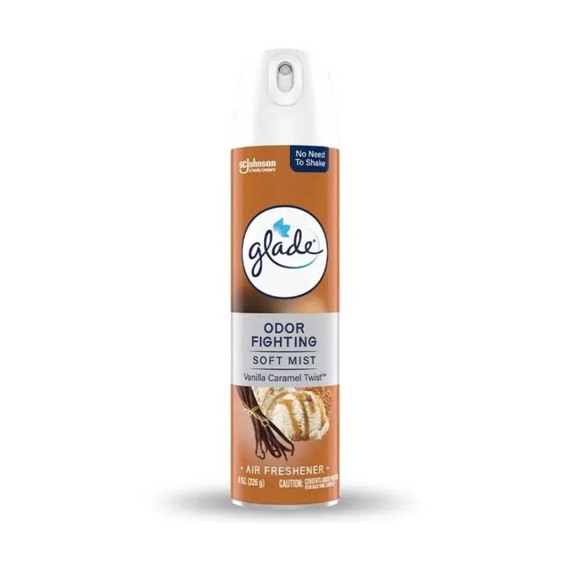 2x Glade Air Freshener Room Spray Vanilla Caramel Twist Odor Eliminator 8oz 3690₽